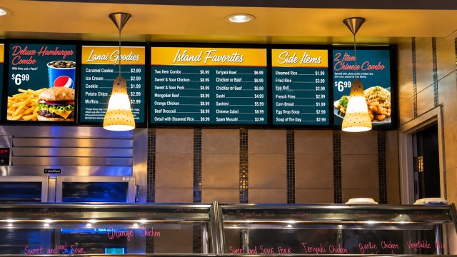 Menu Board 2017
