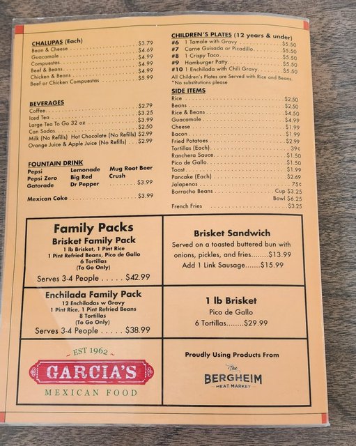 Garcias Mexican Food To-Go