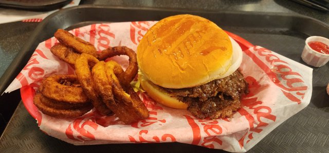 Double California Style Hamburger