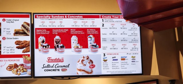 Dessert Menu