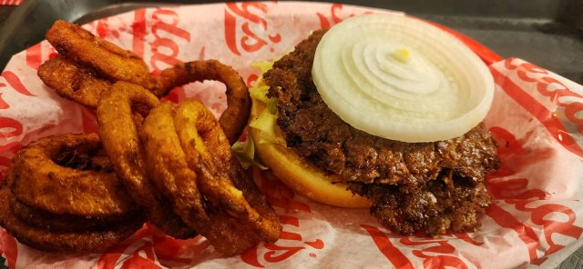 Double California Style Hamburger