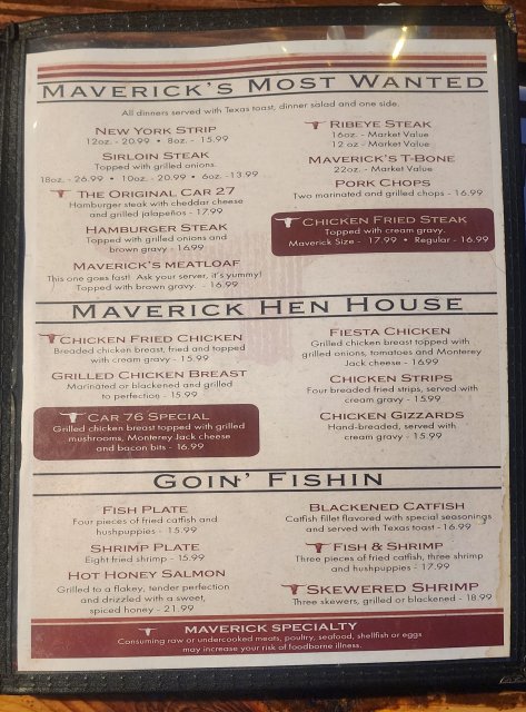 Menu Specialty