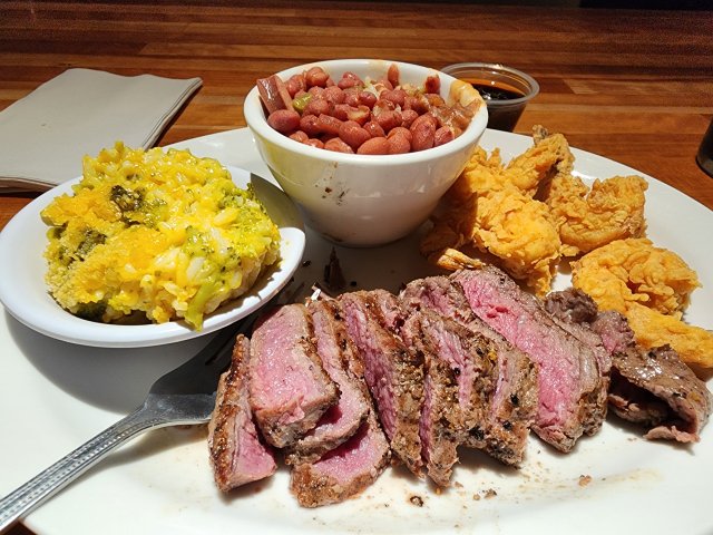 Med Rare Sirloin Steak