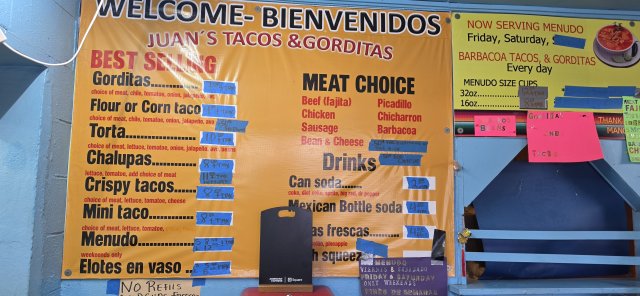 Menu Prices