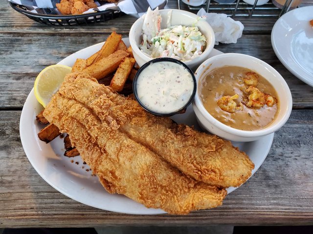 Fried Fish Plate
