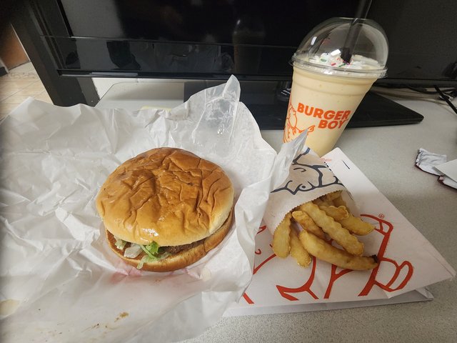 Working Man Combo with Orange Cream Shake