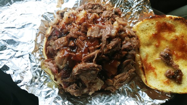 Chopped Brisket Sandwich