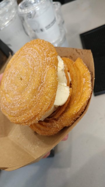 Churro Ice Cream Sandwich