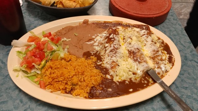 Mole Enchiladas