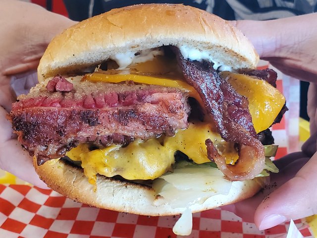 Brisket Cheddar Burger