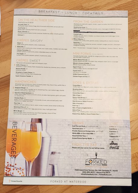 Forked Menu