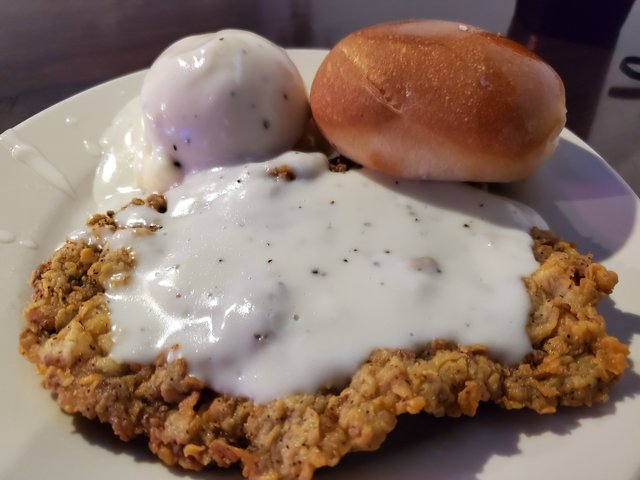 Chicken Fried Steak, Mashed Potatoes