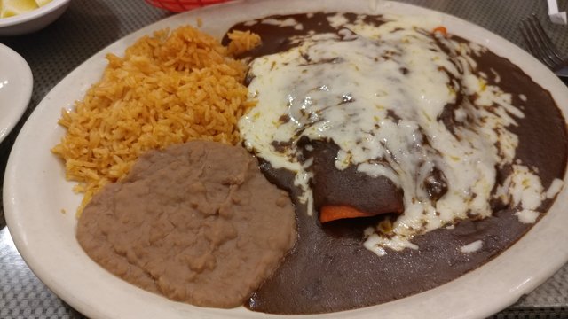 Chicken Mole Enchiladas