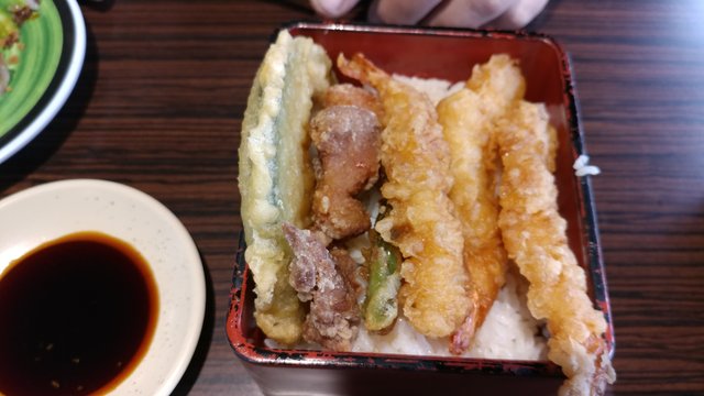 Ten Jyu (Tempura Rice Bowl)