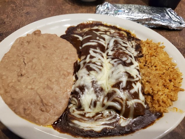 Chicken Mole Enchiladas