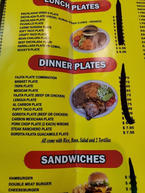 Rocky's Taco House - (San Antonio - Dollarhide Ave)