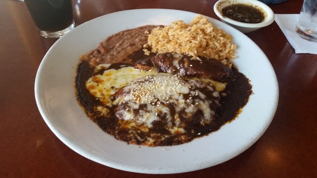 Chicken Mole Enchiladas