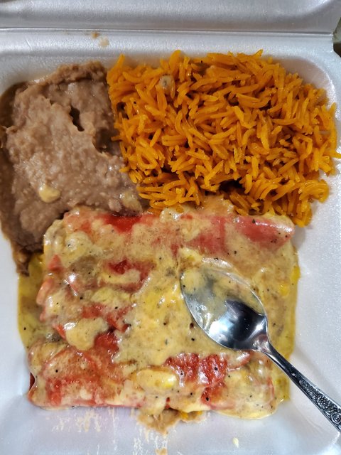 Cheese Enchilada Plate