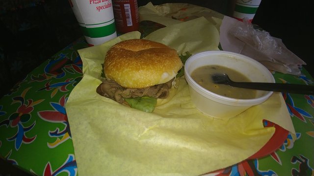 Garlic Roast Beef Sandwich