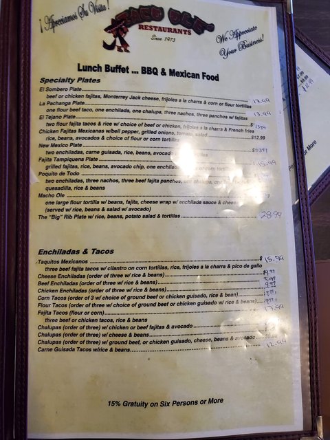 Menu - Page 1