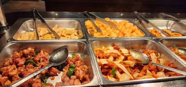 Jalapeno Chicken, Walnut Chicken,  Onion Rings