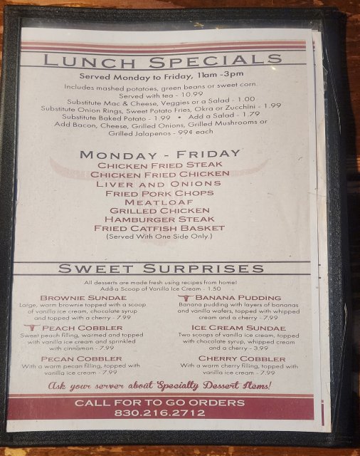 Menu Lunch