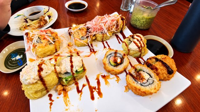 Mixed Tempura Sushi