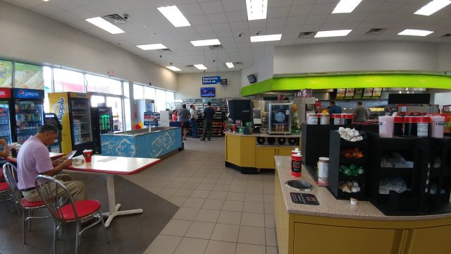 Inside Gas Station
