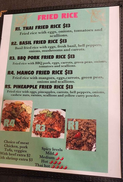 Menu - Fried Rice