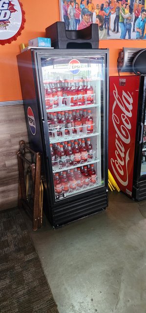 Bottled Big Red for Barbacoa