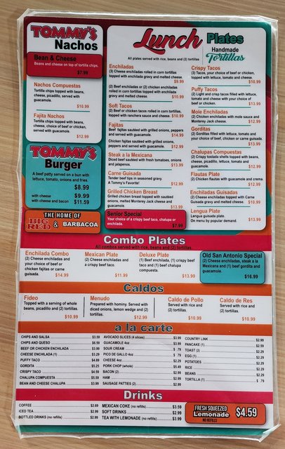 Lunch Menu