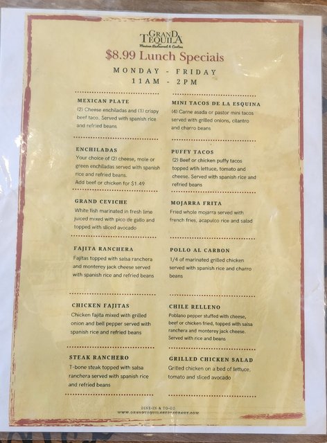 Grand Tequila Mexican Restaurant & Cantina