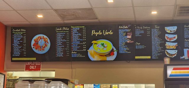 Main Menu Board (Left End)