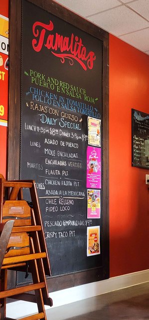 Daily Specials Board