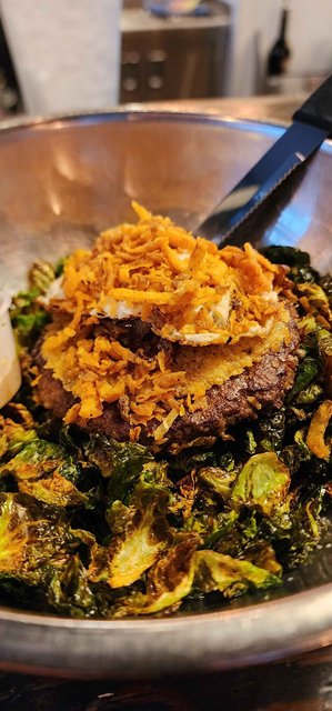 Mother Nature on Fried Brussel Sprouts