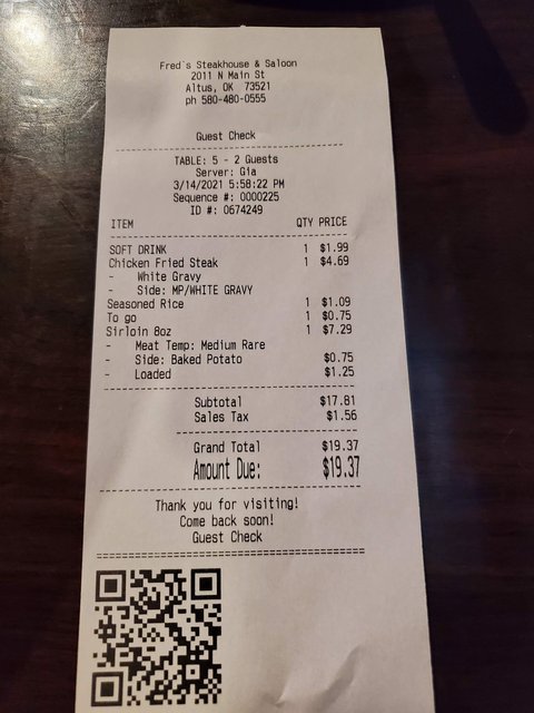 Freds Steakhouse & Saloon