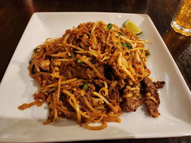 Beef Pad Thai