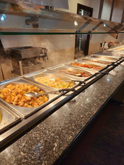 Potatos, Shrimp, Basil Chicken, Sesame Chicken, Salt & Pepper Chicken