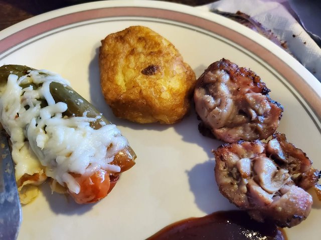 Roasted Pepper, Torta de huevos, Mojellas/Mollejas