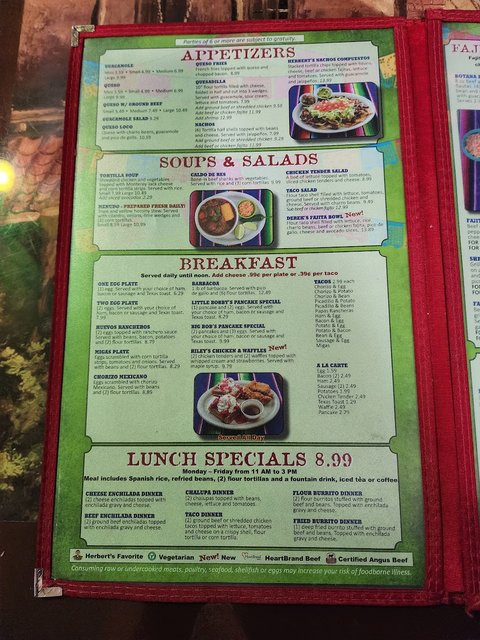 Herberts (Menu Page 3)