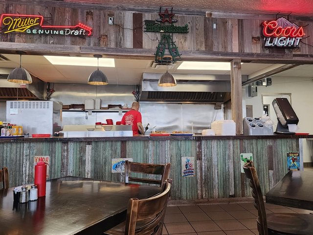 Food Pickup Counter & Kitchen
