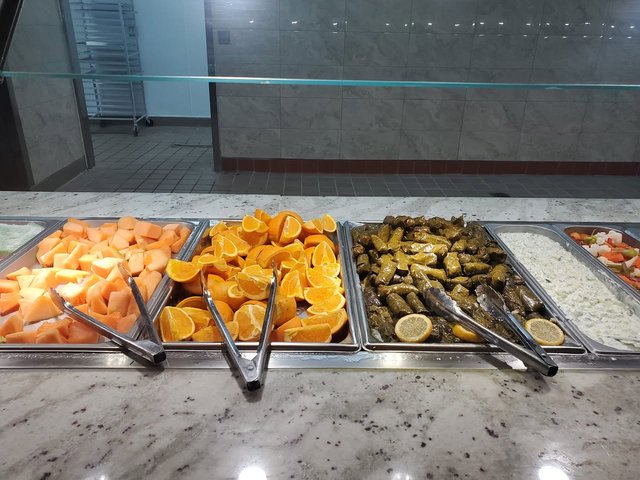 Fruit, Dolmas & Taziki