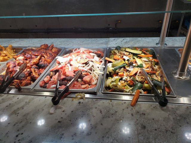 Grilled Chicken, Kafta Kabob, Grilled Vegetables