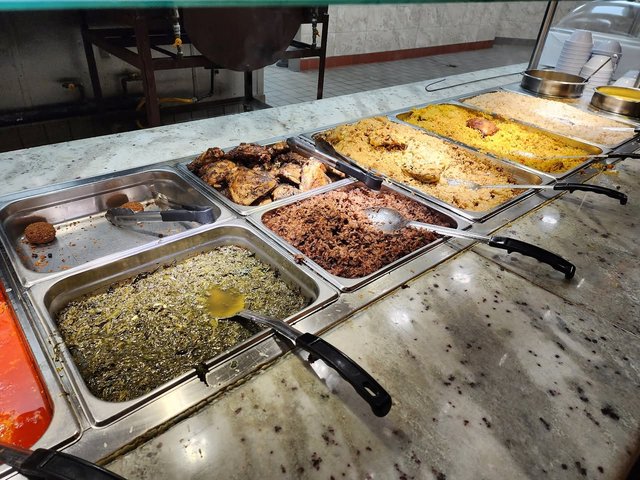 Spinach, Falafels, Chicken, Rice, Vermicelli Rice