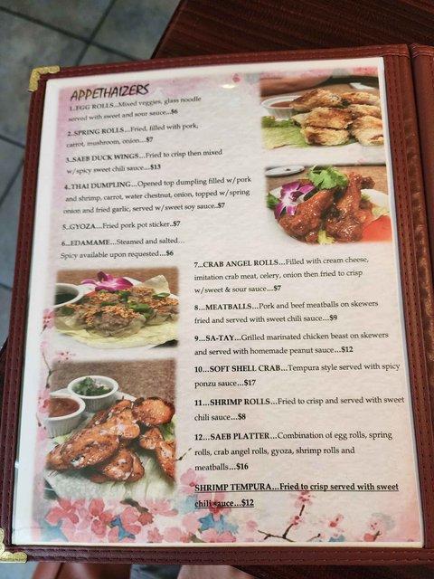 Thai Saeb - Menu (Page 2)