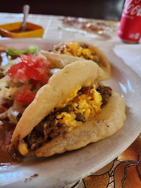 Beef Puffy Taco