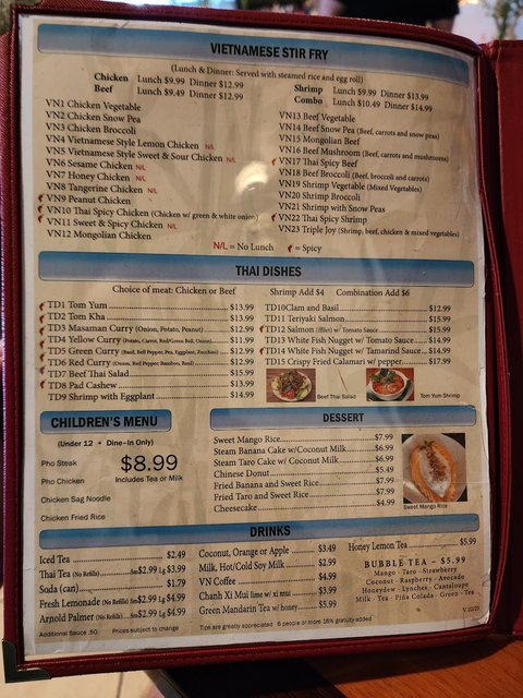 Pho 4 Star - Vietnamese Stir Fry & Thai Dishes