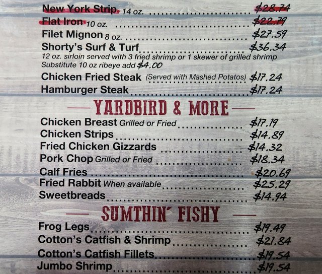 Menu - Heres the interesting stuff.