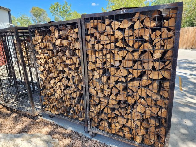 Split Wood Cages.
