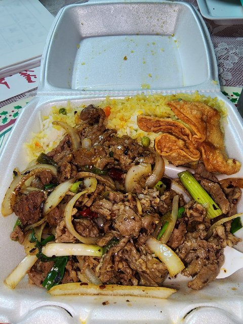 Lunch Special - Mongolian Beef (To Go)